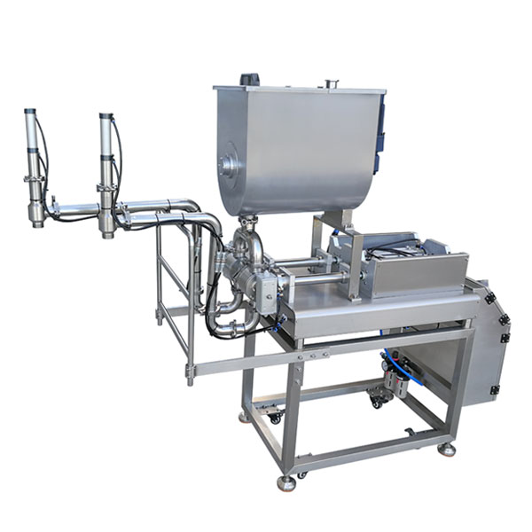 半自動牛肉醬灌裝機-牛肉醬加工生產設備